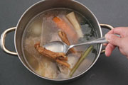 obrázok príprava polievky s Panax ginseng